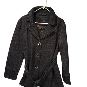 Liverpool Jeans Company Black Trench Coat